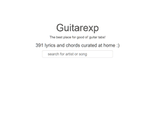 Tablet Screenshot of guitarexp.net